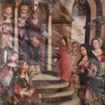 Dipinto raffigurante la presentazione della Vergine Maria al tempio