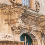 Detail of the facade of the Church of San Filippo Neri, Ragusa