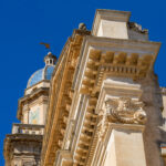 Un dettaglio della cupola da basso