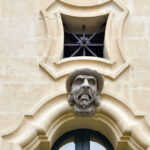 Dettaglio della facciata di Palazzo Floridia (Bertini), Ragusa