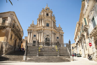 Chiesa di San Giorgio, vista di fronte, Ragusa