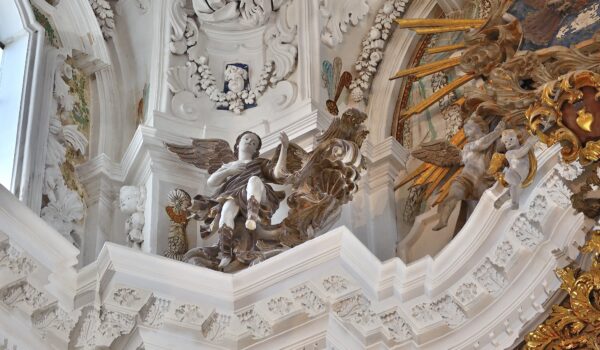 Détail de l'intérieur de l'église de Santa Teresa, Scicli