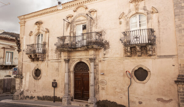 Facade of Palazzo Zacco, Ragusa