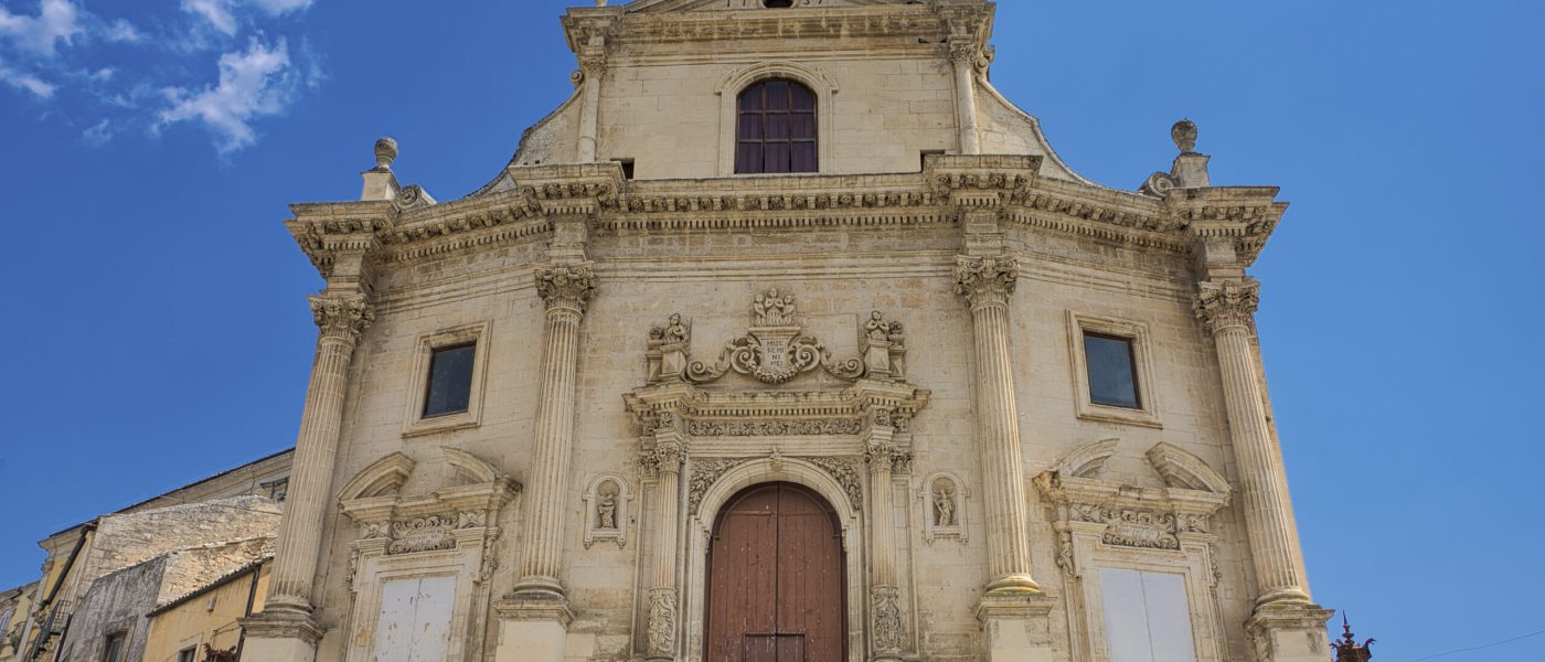 Facciata della Chiesa del Purgatorio, Ragusa