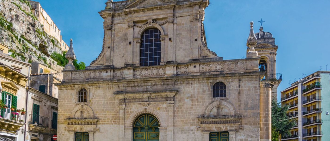 Chiesa di Santa Maria di Betlemme vista di fronte, Modica