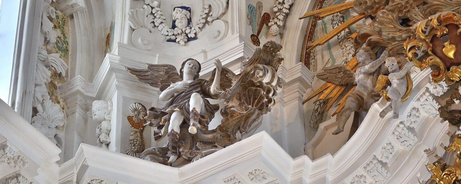 Dettaglio dell'interno della Chiesa di Santa Teresa, Scicli